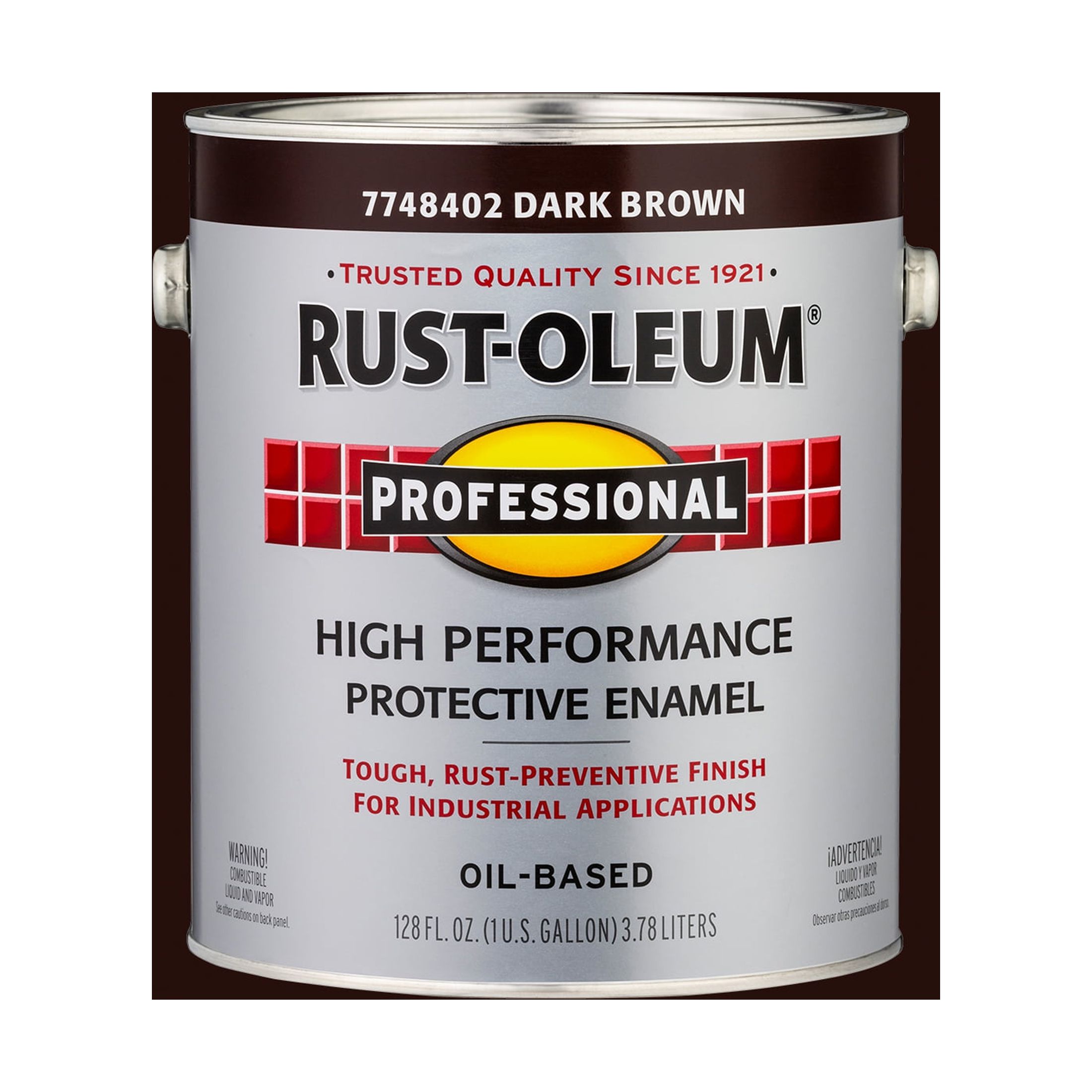 2 Pack, Dark Brown, Rust-Oleum Professional High Performance Gloss Protective Enamel Paint- Gallon