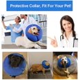 thumbnail image 5 of Collier pour Chien Collier de Chien Gonflable de Protection Collier de Protection Collier pour Animaux de Compagnie Réglable Collier de Protection Confortable avec Velcro,m, 5 of 5