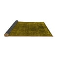 thumbnail image 2 of Ahgly Company Indoor Square Oriental Yellow Industrial Area Rugs, 7' Square, 2 of 4
