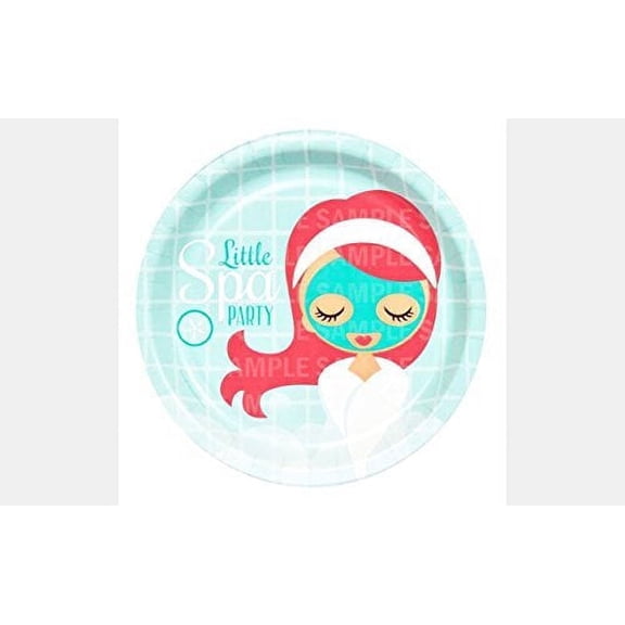 Little Spa Party Bridal Shower Birthday Edible Image Photo 8" Round Cake Topper Sheet Personalized Custom Customized Birthday Party