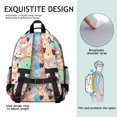 thumbnail image 5 of Cartoon Dog Backpack for School,Cute School Bag,Schoolbag with Adjustable Shoulder Straps & Padded Back,15.25"x11.5"x5.25", 5 of 6