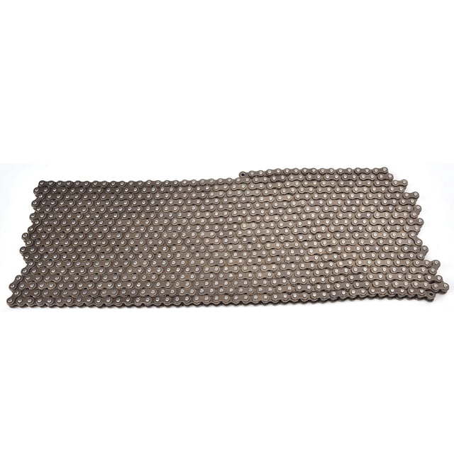 Juego de eslabones de conexión de cadena de acero para robot industrial, piezas de robot industrial, 127 x 6,35 mm