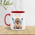 thumbnail image 5 of Welcome Spring Fairy Bullmastiff in Flower Meadow 11oz Accent Two-tone Mug Dog Lover Coffee Tea Cup - 13002, 5 of 5