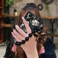 thumbnail image 6 of LYM-Phone Case For MOTO G Stylus 5G 2024, Cartoon phone case Black pearl pendant silicone Bear bracelet Dirt-resistant Anti-knock Back Cover Simplicity protective case soft case cute, 6 of 9