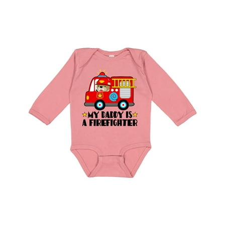 

Inktastic Fireman Daddy is a Firefighter Gift Baby Boy or Baby Girl Long Sleeve Bodysuit