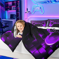 thumbnail image 4 of Manfei Chic Game Console Bedding Sets Twin with Comforter for Boys Kids, Modern Video Game Comforter Sets Twin Size, Gamepad Reversible, 2pcs, 4 of 8