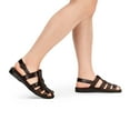 thumbnail image 3 of Michael - Closed Toe Leather Fisherman Sandal | Brown, 3 of 7