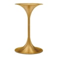 thumbnail image 3 of Sofa Side Table, Round, Black Gold, Artificial Marble, Metal Steel, Modern Contemporary Mid-Century, Living Lounge Cafe Room Hotel Lobby Hospitality, 3 of 6