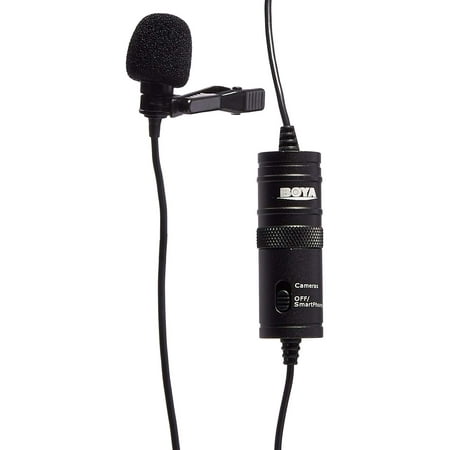 Electret Microphone Element - BOYA BY-M1 3.5mm Electret Condenser Microphone with 1/4