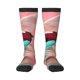 thumbnail image 1 of Fotbe Cool Cat Pink Sunglasses Calcetas Divertidas Estampadas para Hombre y Mujer, Calcetas de Algodón hasta la Rodilla para Caminar, Correr, Enfermería y Embarazo, 1 of 6