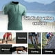 thumbnail image 3 of 3 piezas de camiseta deportiva de verano para hombre, manga corta con capucha de color sólido, 3 of 7