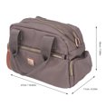 thumbnail image 6 of BIMZUC Women's Nylon Messenger Shoulder Bag Crossbody Handbag for Travel Everyday Use, Lightweight Multi-Pocket Purse with Adjustable Strap, Milk Tea (10.63x4.33x7.09 inches / 27x11x18 cm), 6 of 9