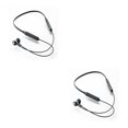 thumbnail image 1 of Seitruly Auriculares para el cuello Auriculares recargables compatibles con Bluetooth Estéreo Viaje Manos libres Llamadas Correr Fitness Deportes Negro 2piezas, 1 of 6