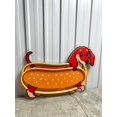 thumbnail image 4 of Glowneon Dachshund Hot Dog Neon Acrylic Print Sign, Hot Dog Shop, 4 of 4