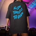thumbnail image 4 of LSLJS Oversized T Shirts for Women Plus Size Slogan Graphic Drop Shoulder Short Sleeve Tops Summer Loose Pullover Tees, 4 of 8