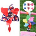 thumbnail image 4 of Bicycle Windmill Colorful Long Pole/ Short Pole Windmill Kids Scooter Handbar, 4 of 12