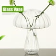 thumbnail image 2 of Vase en Verre Champignon Vase à Fleurs Décor Champignon, 2 of 5