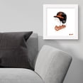 thumbnail image 2 of Gallery Pops MLB Baltimore Orioles - Drip Helmet Wall Art, White Framed Version, 12" x 12", 2 of 5