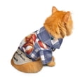 thumbnail image 5 of Patriotic Bulldog 4th of July Independence Paws Hawaiian Summer Shirt for Small Medium Large Dog Cat Dog Lover Gifts Idea - 02010, 5 of 6