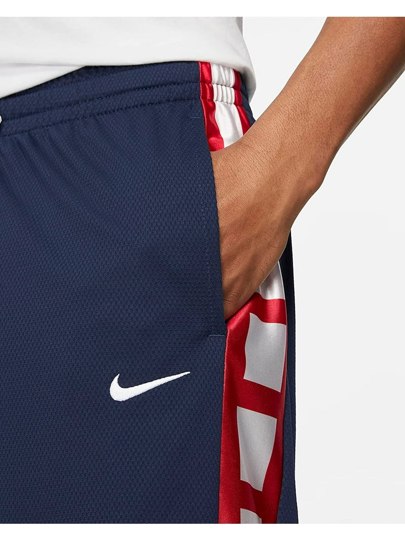 Nike Dri-FIT Elite Stripe Mens Basketball Training Shorts Midnight