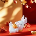 thumbnail image 4 of Entryway Table Decor Ornament, Easter Bunny Centerpiece Easter Decor, Kitchen Table Decor Craft, Bunny Figurine Table Centerpiece Decor(1PC), 4 of 6