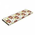 thumbnail image 1 of Forest Friends Bench Pad, Simple Children Pattern of Bear and Leaves, HR Foam Cushion with Decorative Fabric Cover, 45" x 15" x 2", Redwood Yellow Green, by Ambesonne, 1 of 3