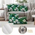 thumbnail image 5 of Outdoor Pillow Covers Pack of 2, Spring Farm Daisy Flowers Waterproof Throw Pillowcase Cushion Cases, Watercolor Floral Green Leaves Decorative Pillow Cover for Couch Sofa Home Bed Patio, 5 of 9