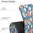thumbnail image 4 of Yayeee Faucet Mat for Kitchen Sink 30" Diatomite Long Splash Guard Pad, Blue Cute Train Pattern, 2 Pack, 4 of 7
