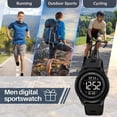 thumbnail image 6 of SKMEI Mens Digital Watch Sports Waterproof Watches Large Face Military Watch with Stopwatch Back Light Alarm, 6 of 9