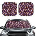 thumbnail image 2 of Fotbe Candy Corn (2) 2-Piece Car Windshield Sun Shade | Sun Blocker for Car Windshield | Foldable Automotive Interior Accessories for Sun Protection-Medium, 2 of 6