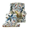 thumbnail image 2 of Polyester Wingback Chair Cover Sofa Cover Armchair Slipcovers Dining Chair Cover Dark Blue, 2 of 8