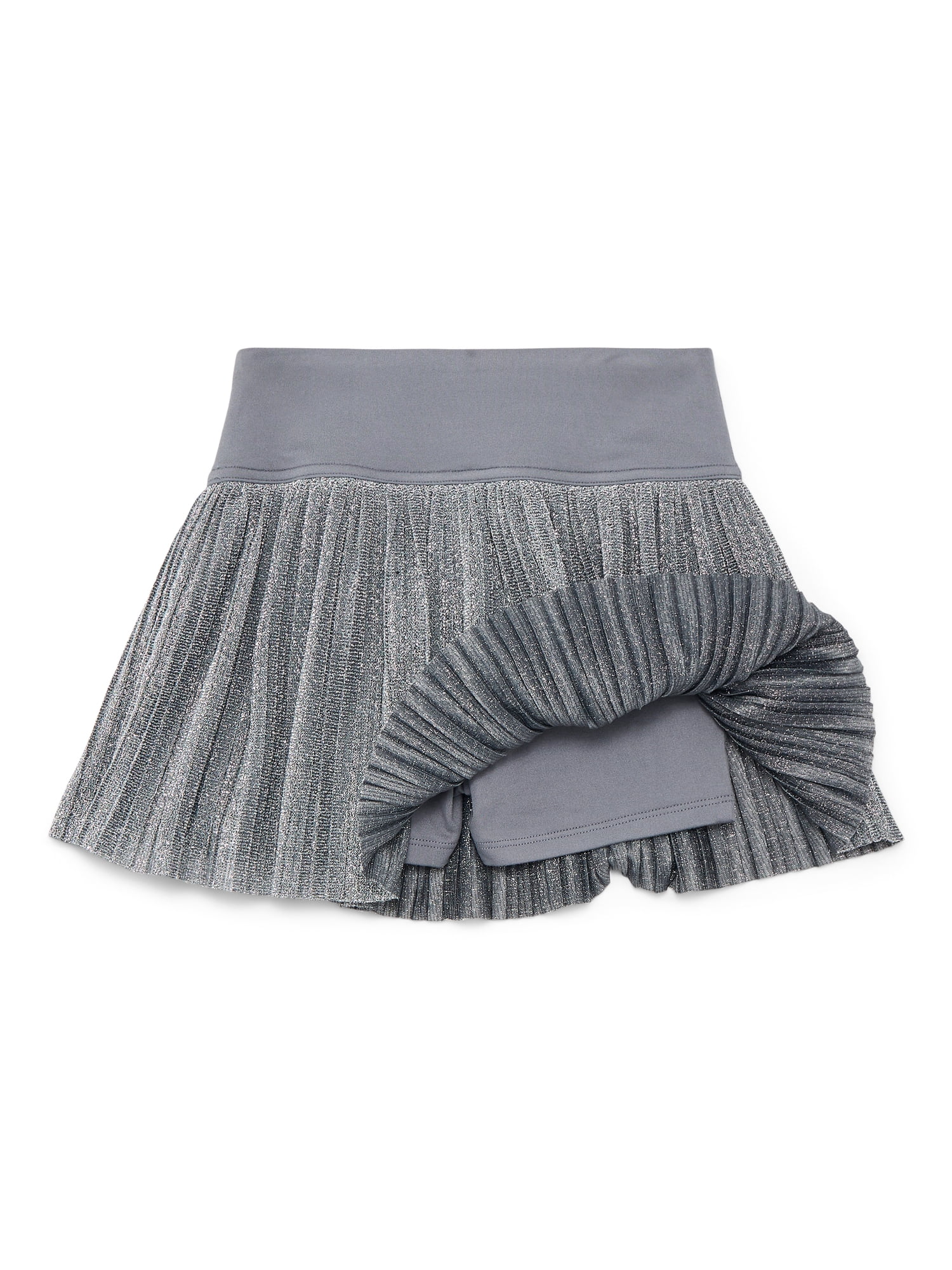 Wonder Nation Toddler Girls Pull-On Skirt with Shorts, Sizes 12M-5T