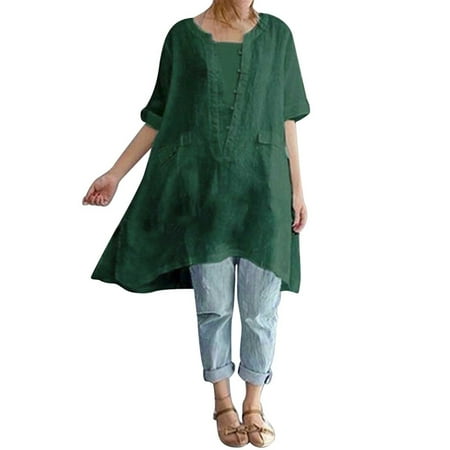 

ZIZOCWA Oversized Flannels Womens Sleep Shirt Women Blouse Top Solid Stylish T-Shirts No Sleeve Shirt Women