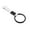 Black, variant on ROUND JDM TSURIKAWA RING SUBWAY TRAIN BUS HANDLE STRAP CHARM DRIFT