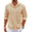 Khaki, variant on COOFANDY Men's Button Down Long Sleeve Dress Shirts Wrinkle Free Athletic Fit Untucked Shirt