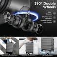 thumbnail image 6 of 4 Piece Hardside Luggage Suitcase Set with 360° Double Spinner Wheels Integrated TSA Lock ABS Hardshell Luggage for Travel Trips Business, 6 of 10
