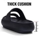 thumbnail image 3 of Zapatillas de suela gruesa de moda para mujer, zapatillas de verano suaves con soporte para el arco, zapatos de playa, sandalias para el baño en casa, 3 of 6
