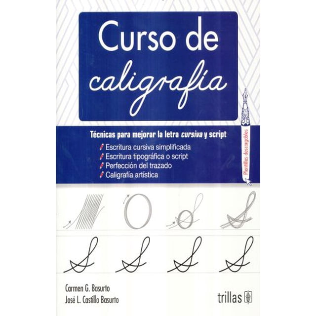 Curso de caligrafia. tecnicas para mejorar la letra cursiva y script