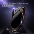 thumbnail image 2 of Wireless Car Charger for Smartphones iPhone Android with Qi technology, Automatic Smart Infrared Sensor, Air vent phone holder Fast Charging, 2 of 7