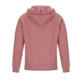 thumbnail image 4 of YYDGH Mens Cargo Hoodies Casual Full Zip Drawstring Hooded Sweatshirts Workout Athletic Jackets Outwear Tactical Outwear Pink S, 4 of 4