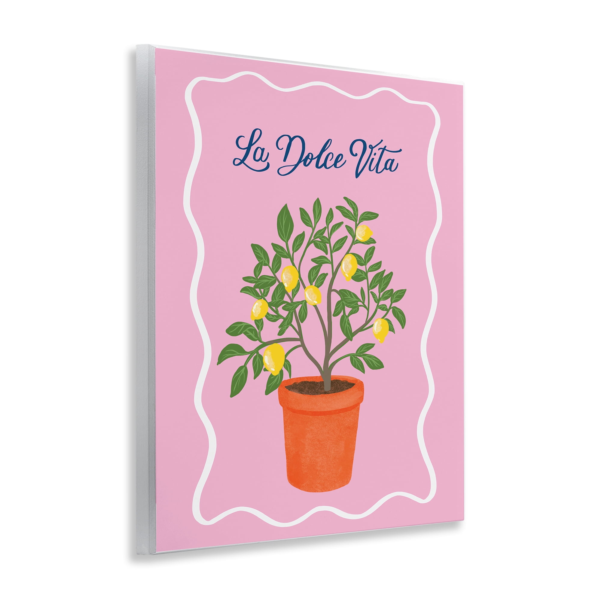 Stupell Industries Dolce Vita Lemon Tree Wall Plaque Art, design by Be Ni La