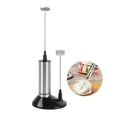 thumbnail image 2 of Látigo De Acero Inoxidable Batidor De Café Eléctrico Botón De Un Toque Dispensador De Cabello Cabeza De Resorte De Espuma De Leche Doble Individual Para Cocinar En La Cocina Kearding HA016409-00, 2 of 7