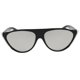 thumbnail image 5 of Gafas de terre de vintage Gafas con lente degradada Steampunk Mujeres Lady Shades , lente negra clara del marco y de la astilla, se describe marco negro claro y lente plateada Salvador Gafas de sol de la moda de las mujeres, 5 of 6