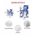 thumbnail image 6 of Navy Blue Octopus Coastal Dish Towels Set, Waffle Weave Kitchen Towels 4 Pieces, Nautical Summer Beach Ocean Microfiber Hair Face Bath Tea Towel Absorbent Quick Drying Cleaning Dish Cloths, 12"x12", 6 of 7