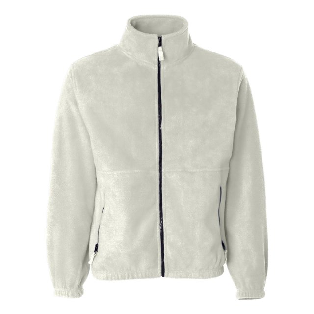 Sierra Pacific Mens Fleece Full-Zip Jacket, XXXX-Large, Winter White