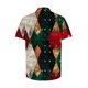 thumbnail image 4 of Hombres de Manga Larga, Navidad Impresa Turndown Collar Blusa, Casual Moda Botón Camisa para las Vacaciones, 4 of 5