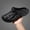Black, variant on 2026 New Men's Clogs Summer Breathable Thick-Soled Sports Water Shoes Wearable for Outdoor Activities Wholesale