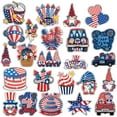 thumbnail image 2 of Festive Fridge Magnets, Patriotic Decorations, Emblems, Decals with Magnetic Suction, Non-Adhesive for Refrigerators, Car Body, Metal Surfaces, Celebration Decor, Holiday Flair, 2 of 7