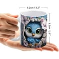 thumbnail image 2 of 3D Baby Owl Hole In A Wall Templ Coffee Mug | 3D Ceramic Mug | 11 Oz Tea Cup – Unique Gift For Men & Women | White, 2 of 7