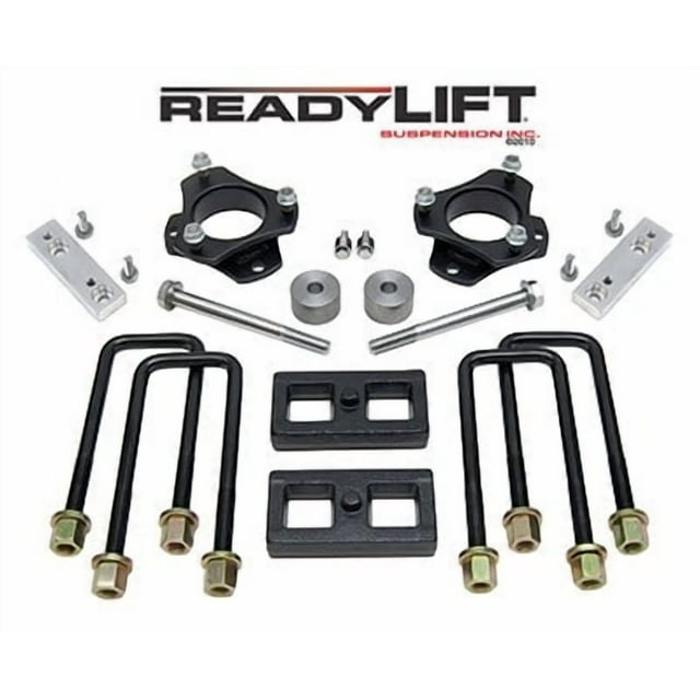 Fits 2005-2022 Toyota Tacoma ReadyLIFT Lift Kit Suspension 69-5112 SST Series; 2-3/4 To 3 Inch Front Lift; 1 Inch Rear Lift; Black Components